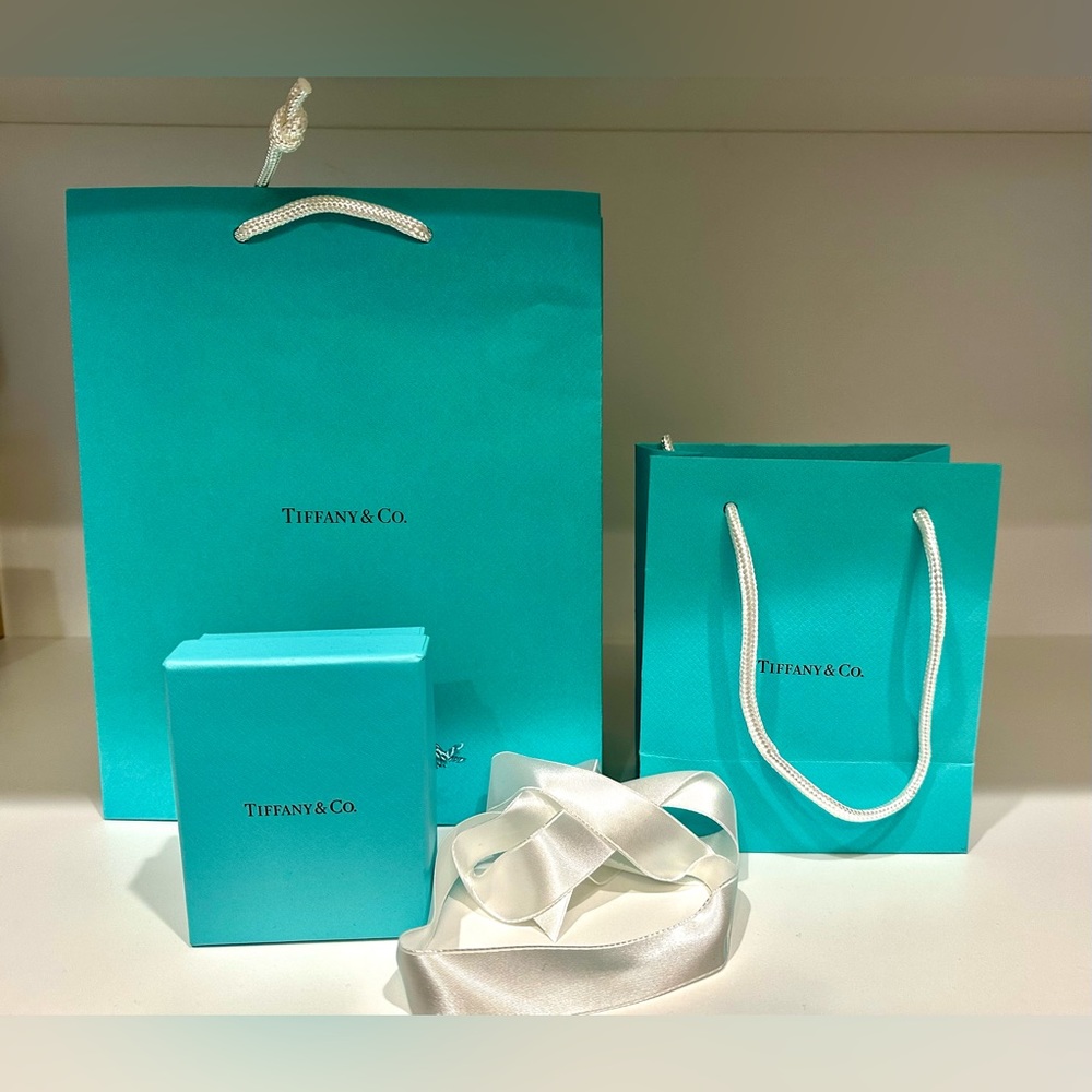 Tiffany bracelet box and two bags